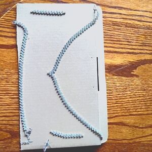 4 piece rhinestone jewelry set- necklace, earrings, bracelet, and ring